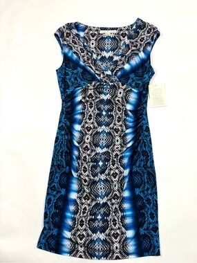 New Boston Proper  V Neck Sheath Dress